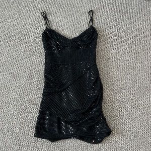 Black sparkly party dress!!